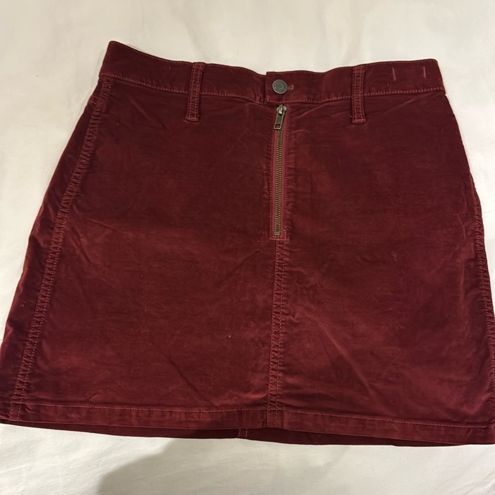 Madewell stretch straight mini skirt